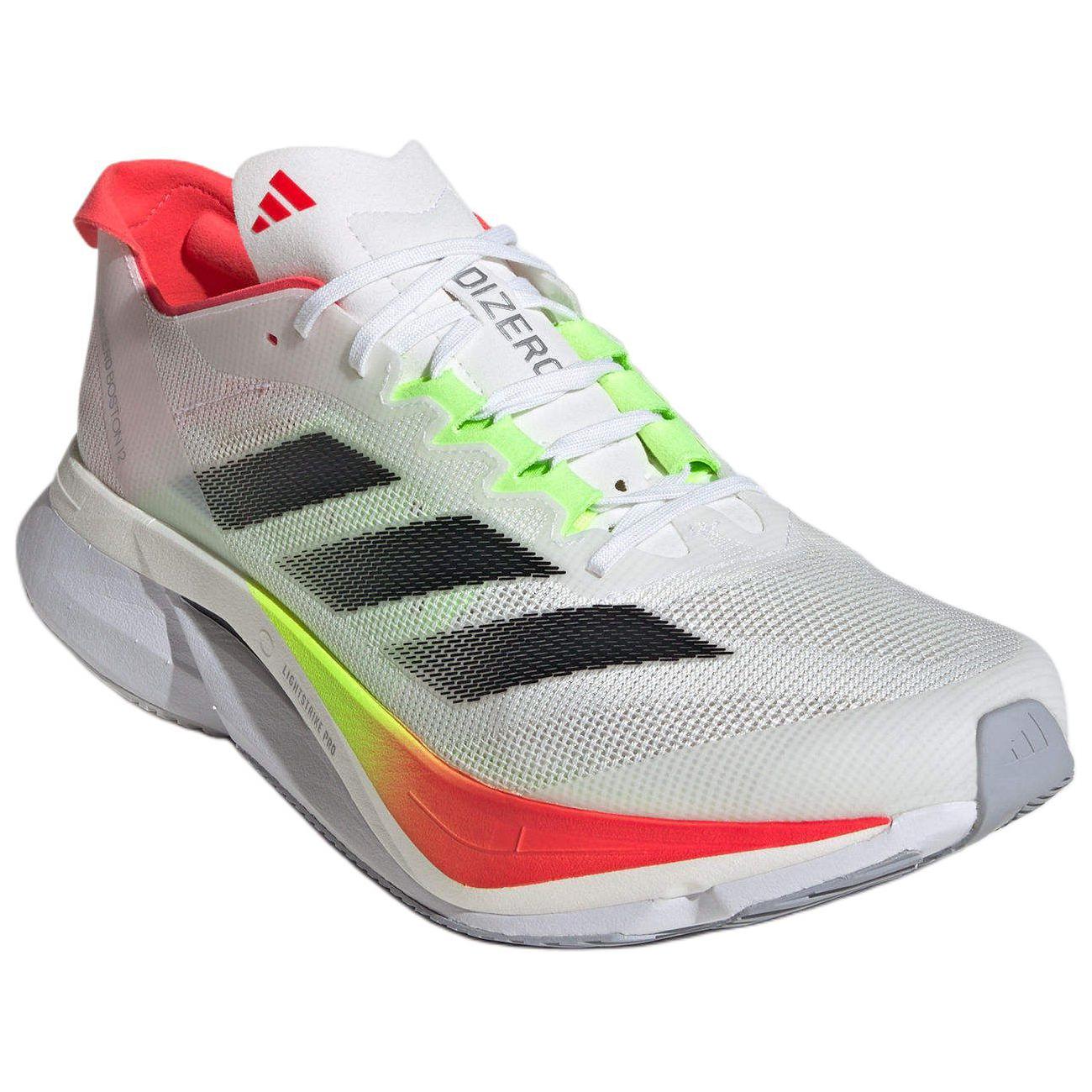 Adidas Adizero Boston 12 ‘White Black Lucid Red’