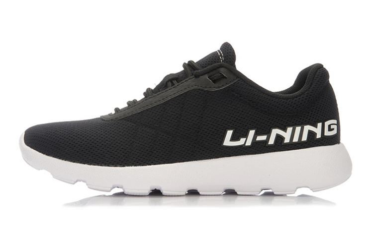 Li Ning Comfortable Fabric Cushioning Slip Resistant Abrasion Resistant Breathable Lightweight Low top Running Shoes