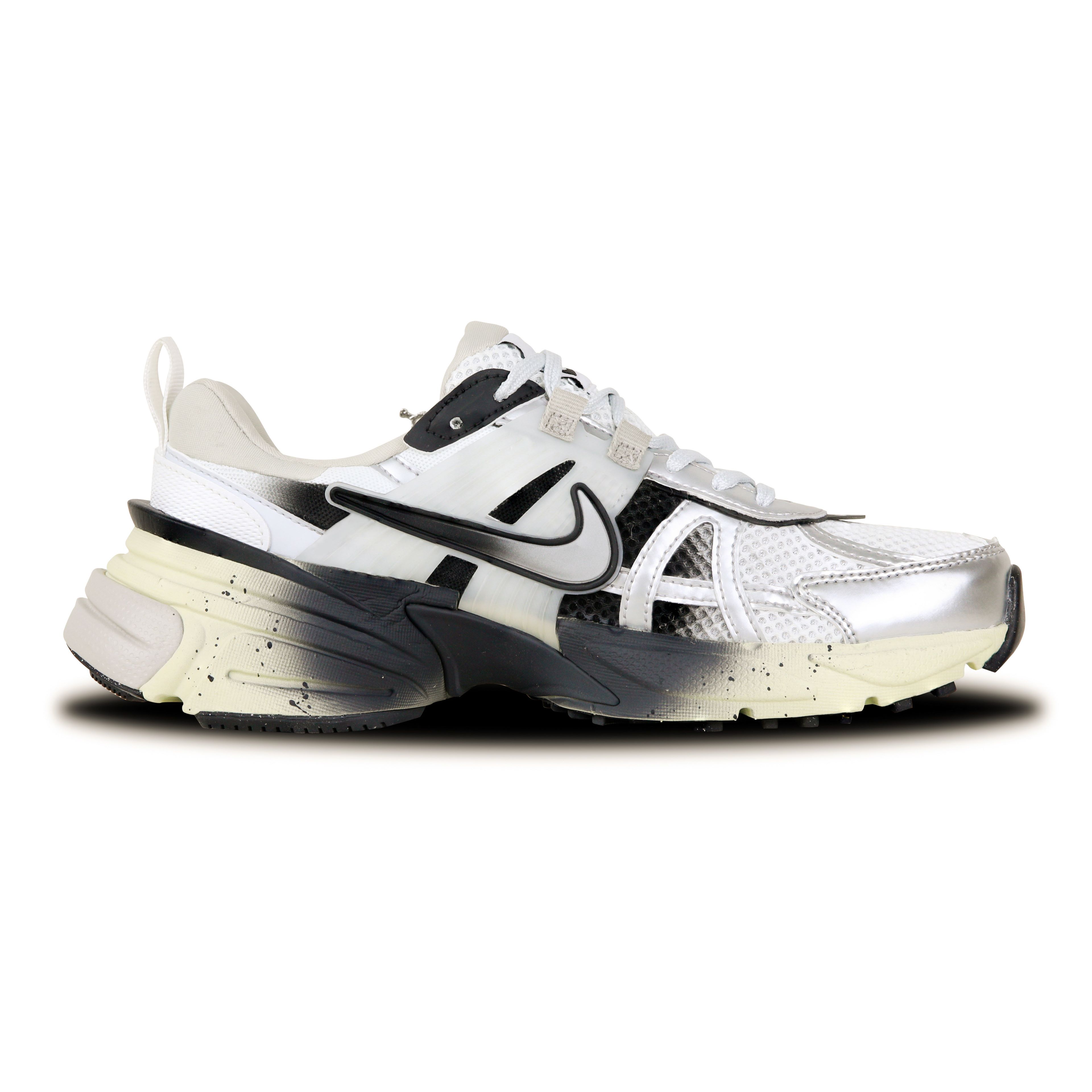 Nike V2K Run Slip Resistant, Breathable, Lightweight Low top Casual Running Shoes Women’s White Silver Black