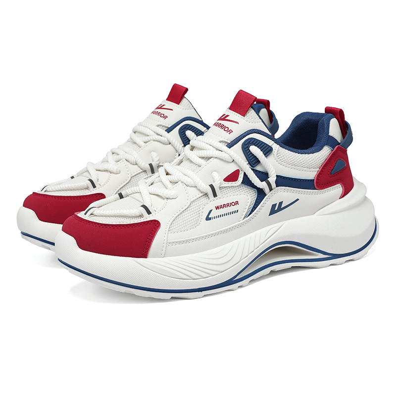 Warrior Abrasion Resistant Lightweight Height Increasing Low top Casual Running Shoes Men’s
