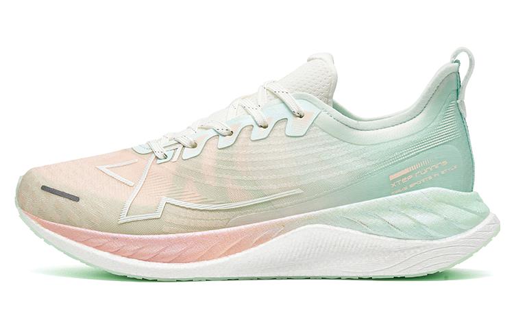 XTEP 2000km 1.0 Running Shoes Women’s Low Top Pink Green