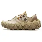 Li Ning Cushioning Slip Resistant Abrasion Resistant Low top Casual Shoes Unisex Beige Brown