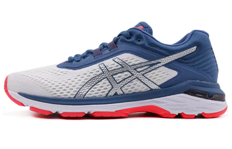 Asics Gt 2000 6 Low top Running Shoes Women's White Blue