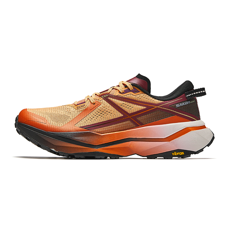 Anta Peregrine Falcon 2 Slip Resistant Abrasion Resistant Low top Carbon Plate Running Shoes Women’s Yellow Black