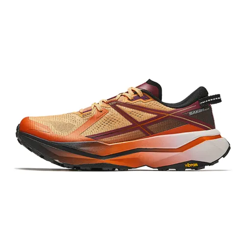 Anta Peregrine Falcon 2 Slip Resistant Abrasion Resistant Low top Carbon Plate Running Shoes Women's Yellow Black