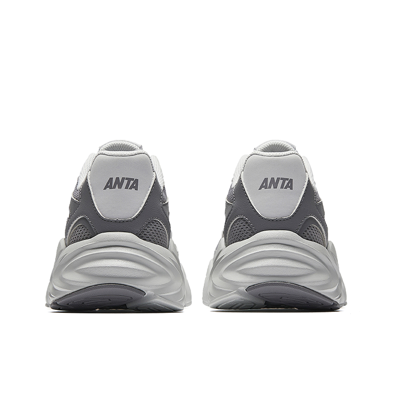 Anta Height Increasing Lightweight Breathable Height Increasing Lightweight Breathable Low top Running Shoes Men’s Gray