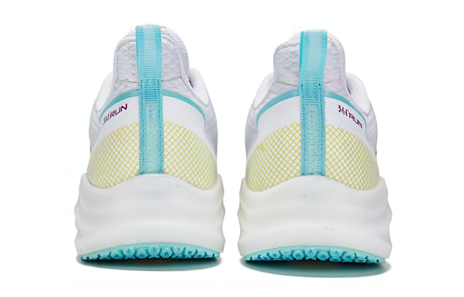 361° Comfortable Cushioning Breathable Cushioning Breathable Low top Running Shoes Women’s White Purple Versatile