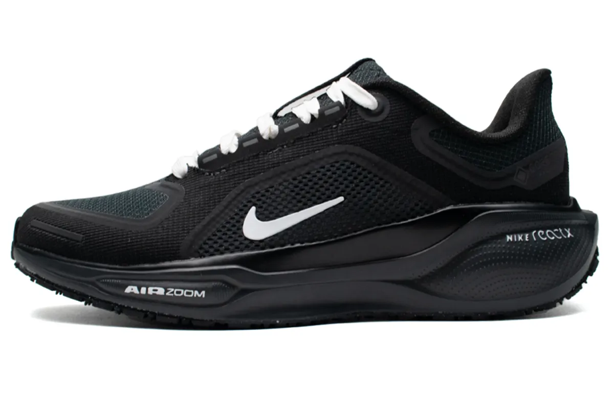 Nike Pegasus 41 Breathable Abrasion Resistant Breathable And Wear resistant Low top Running Shoes Men's Black White