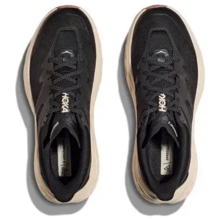 HOKA ONE ONE Speedgoat 5 Slip Resistant Abrasion Resistant Low top Running Shoes Unisex Black Brown