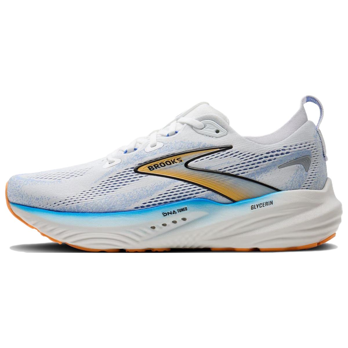 Brooks Brooks Glycerin 22 glycerin 22 fashionable and comfortable cushioning low-top casual marathon long-distance running shoes men's white