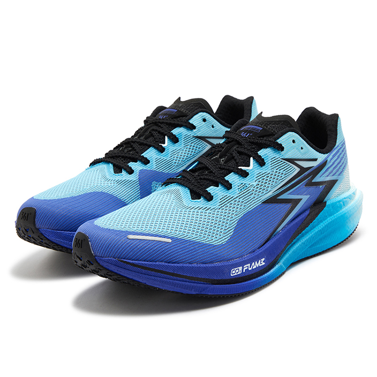 361° Blitz Speed 4 Pro Mesh Low top Racing Running Shoes Unisex Aquarius Blue
