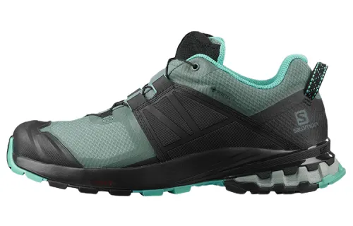 SALOMON XA Pro 3D V8 Comfortable Abrasion Resistant Low top Running Shoes Women's Black Blue