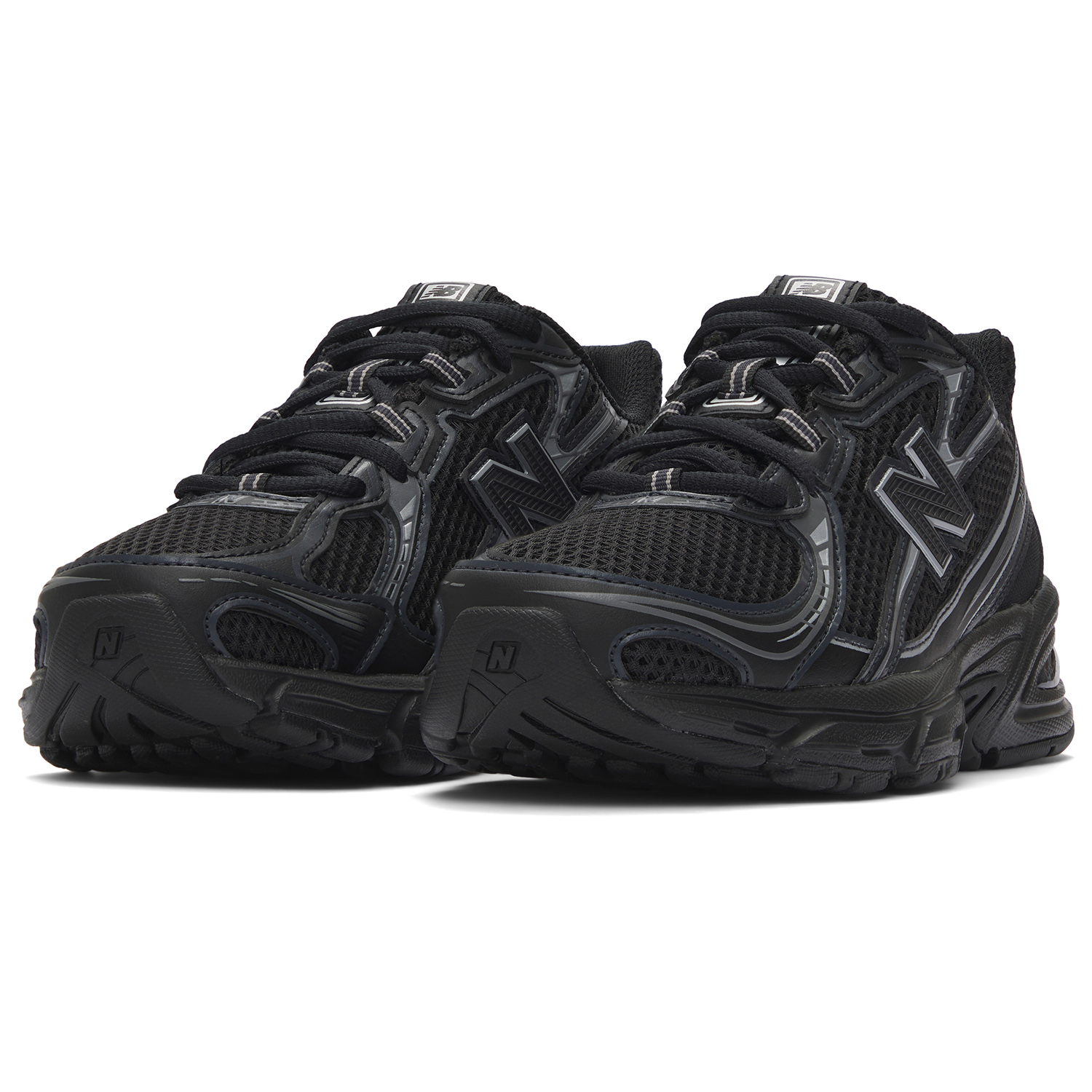 New Balance NB 740 V2 Soft Comfortable Wear Resistant Breathable Low Top Running Shoes Unisex Black