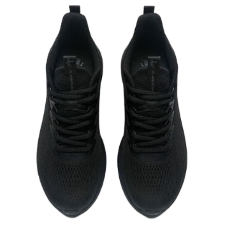 QIAODAN Slip Resistant Abrasion Resistant Low top Casual Running Shoes Men’s Black