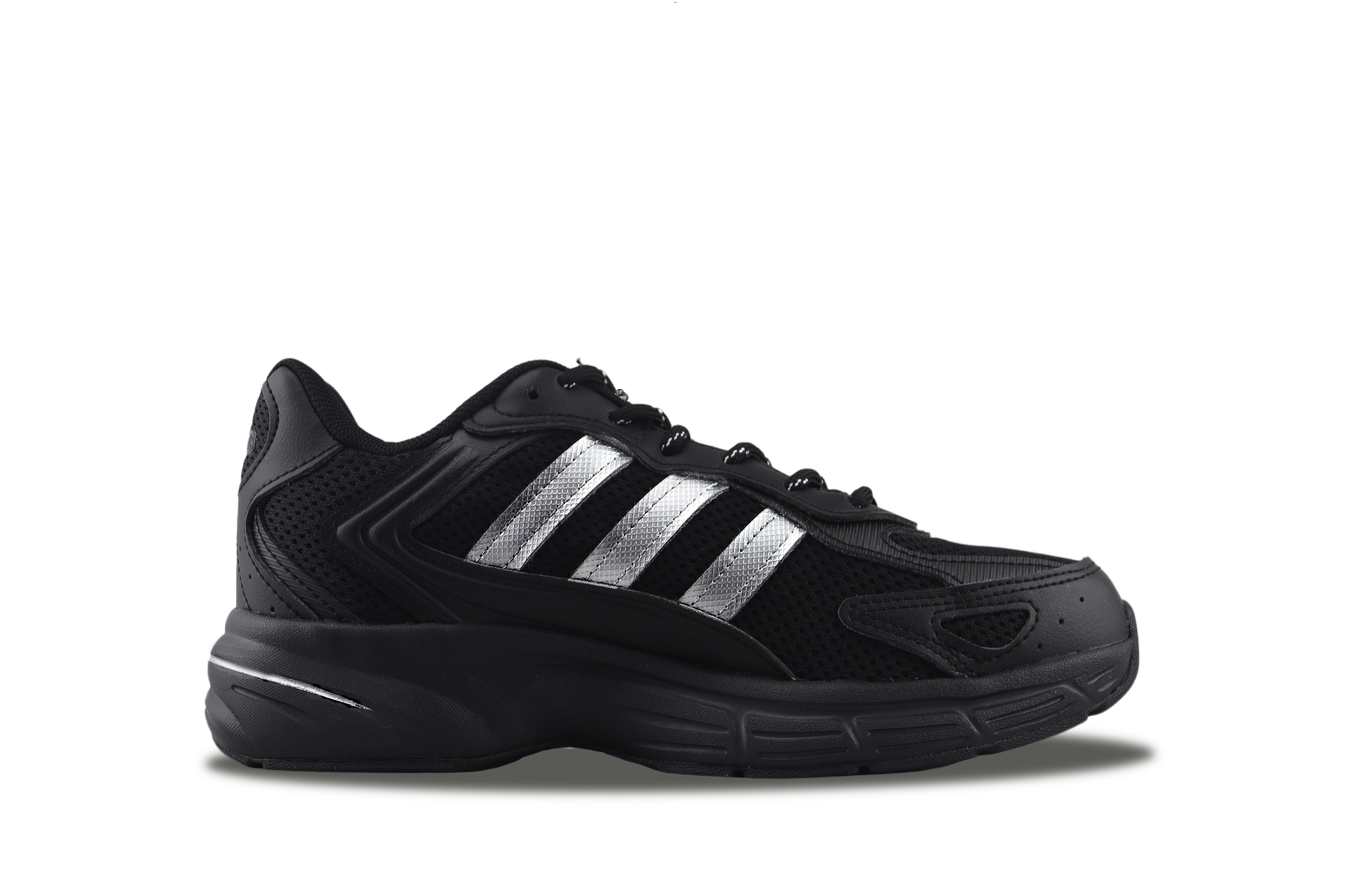 Adidas ECLYPTIX 2000 Slip Resistant Abrasion Resistant Low top Running Shoes Unisex Black Silver