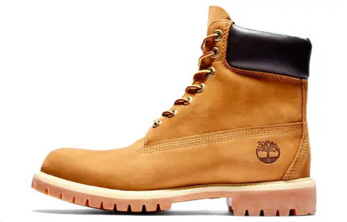 Timberland Leather Abrasion Resistant Crew Outdoor Boots Men's Brown Yellow