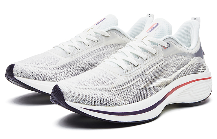 Erke Strange Bullet 3.0 Cushioning Abrasion Resistant Breathable Low top Running Shoes Men’s White