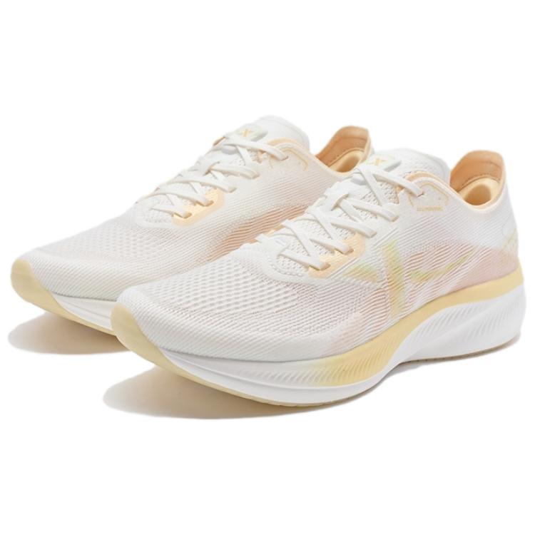 XTEP Comfortable And Trendy Cushioning Breathable Low top Running Shoes Women’s White Orange