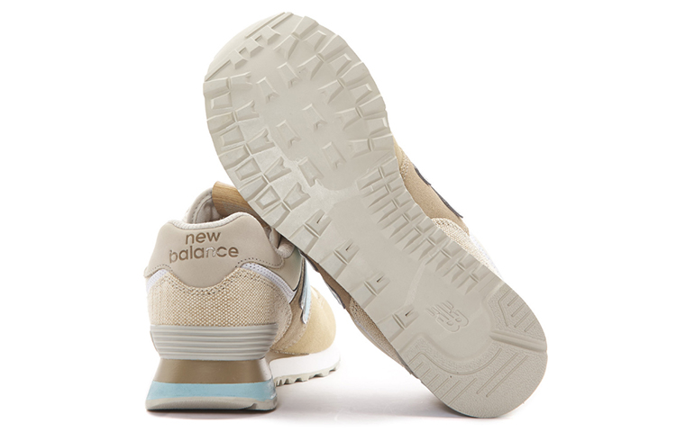 Кроссовки New Balance 574 (коричневые) — Коричневыйсиний — фото 4