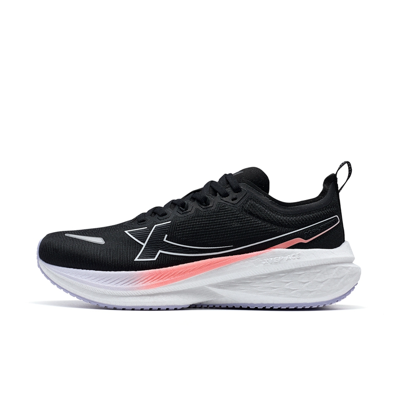 XTEP 5 Speed 2.0 Fabric Cushioning Low top Long Distance Running Shoes Women’s Black
