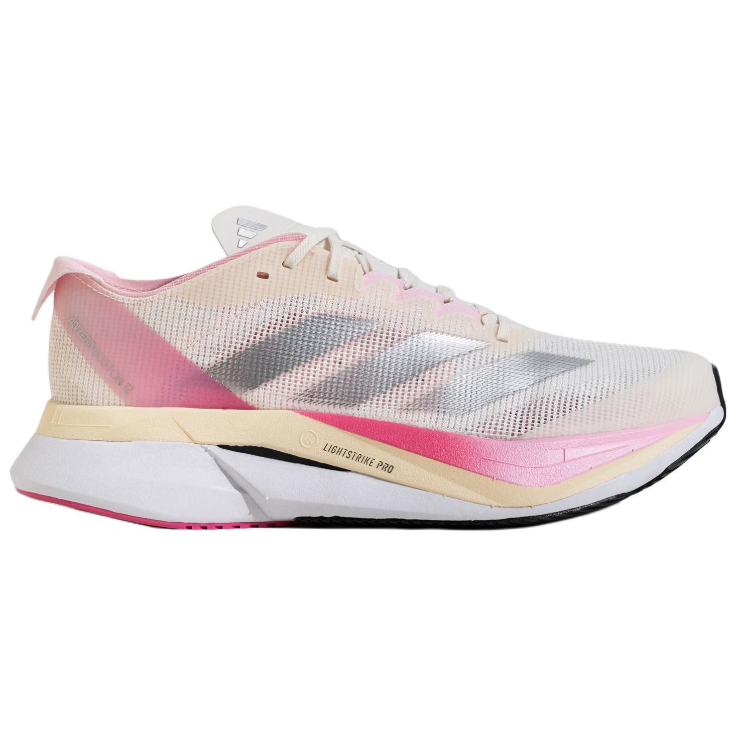 Adidas Adizero Boston 12 ‘Chalk White Clear Pink’