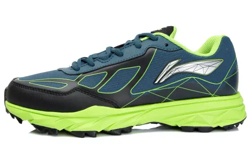 Li Ning Running Shoes Men's Low Top Black/Green