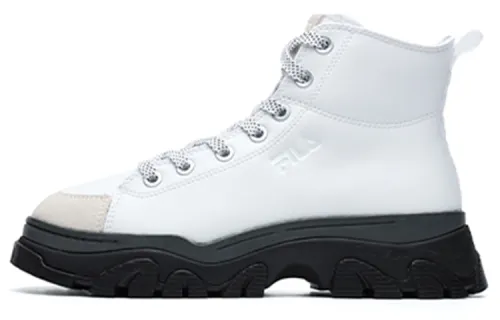 FILA Casual High Top Outdoor White Black Women's