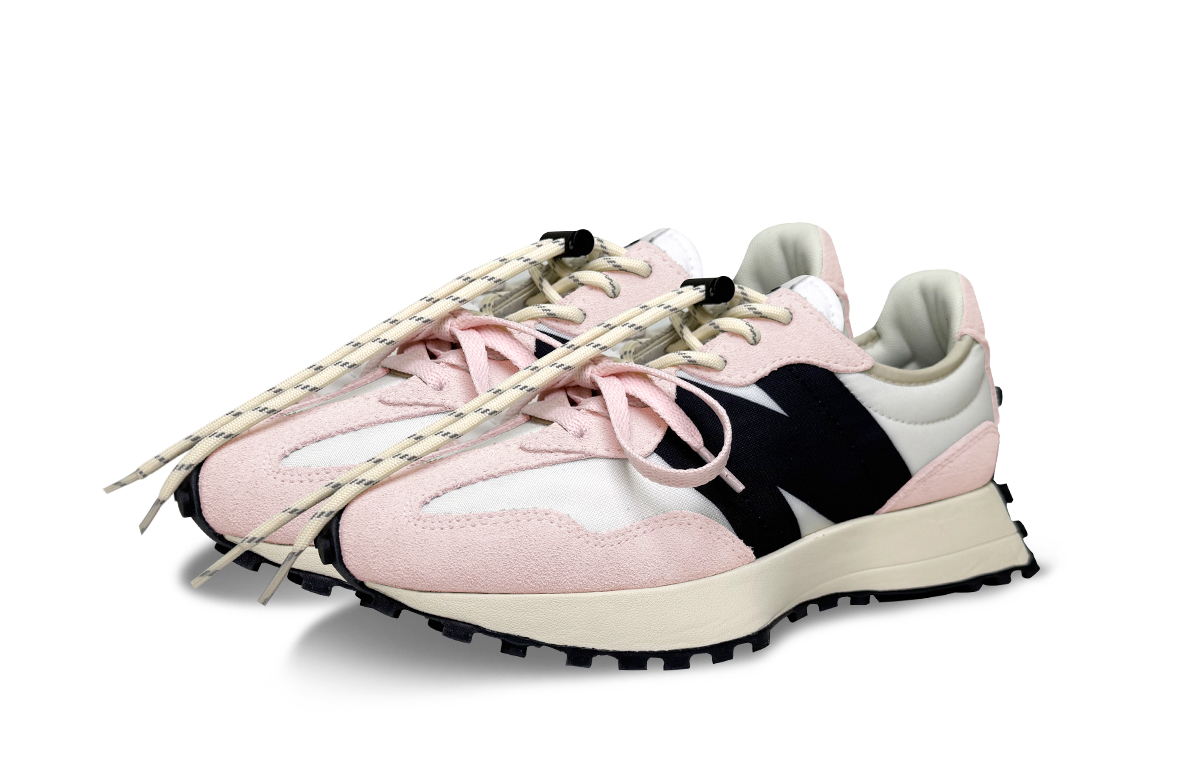 New Balance NB 327 Cushioning And Breathable Low Top Casual City Commute Running Shoes Unisex Cherry Blossom Pink