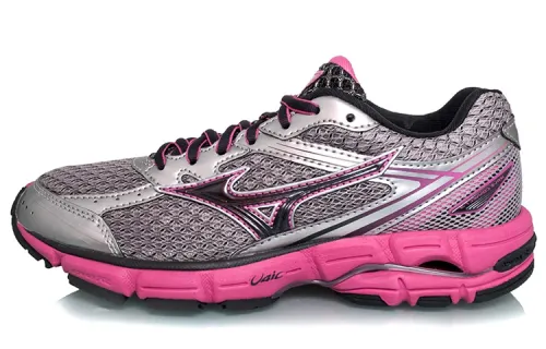 Mizuno Wave Connect 3 Low Tops Wear resistant Gray Pink
