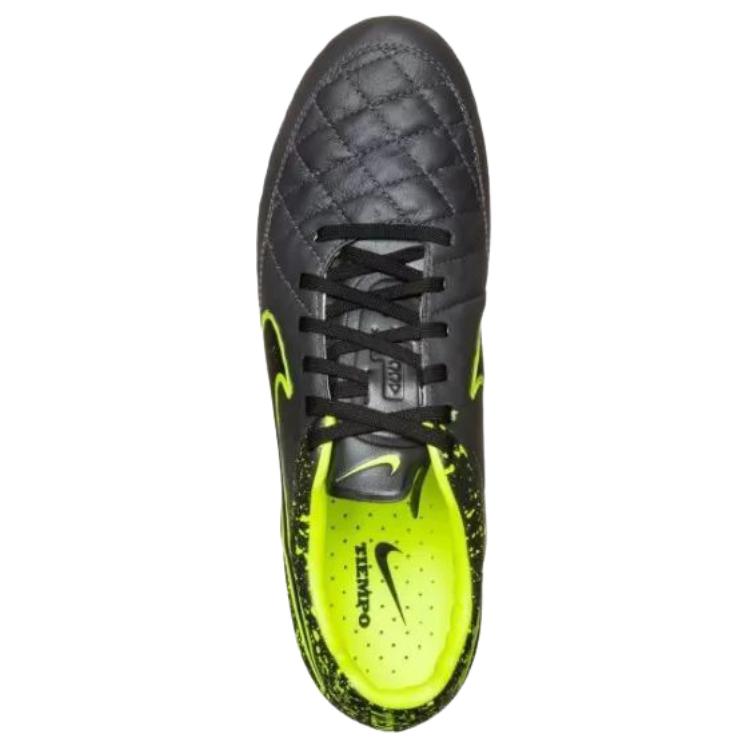 Nike Tiempo Legend 5 Cushioning Slip Resistant Support Soccer Shoes Men’s Black Yellow