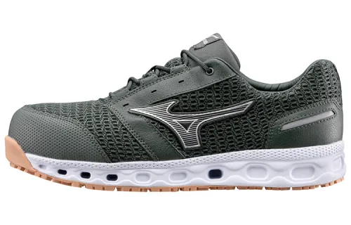 Mizuno Casual Shoes Men's Low Top Khaki Silver