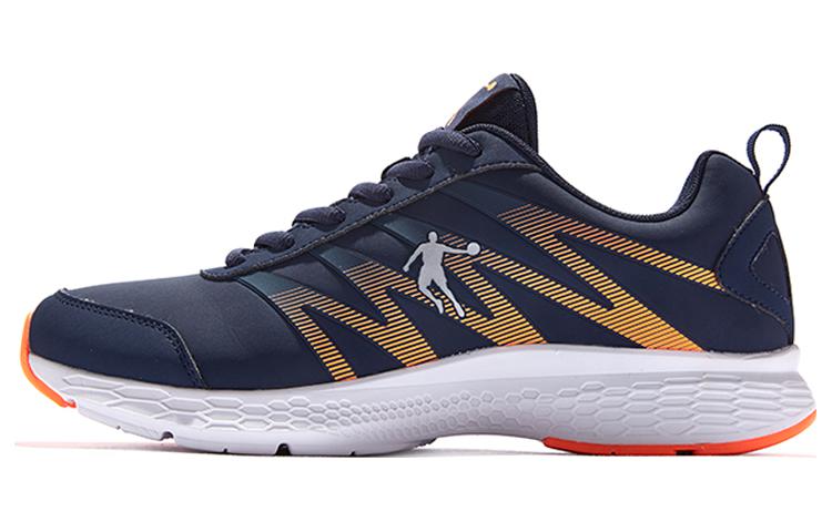 QIAODAN Lingdong Cushioning, Wear Resistant Low top Casual Running Shoes Men’s Blue Orange