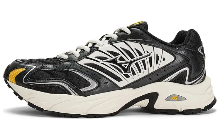 Mizuno Fiyi 2K Cushioning Slip Resistant Low top Running Shoes Unisex Black White