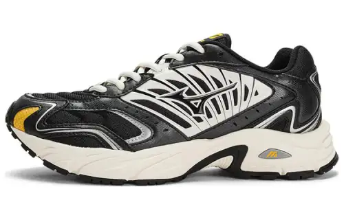Mizuno Fiyi 2K Cushioning Slip Resistant Low top Running Shoes Unisex Black White