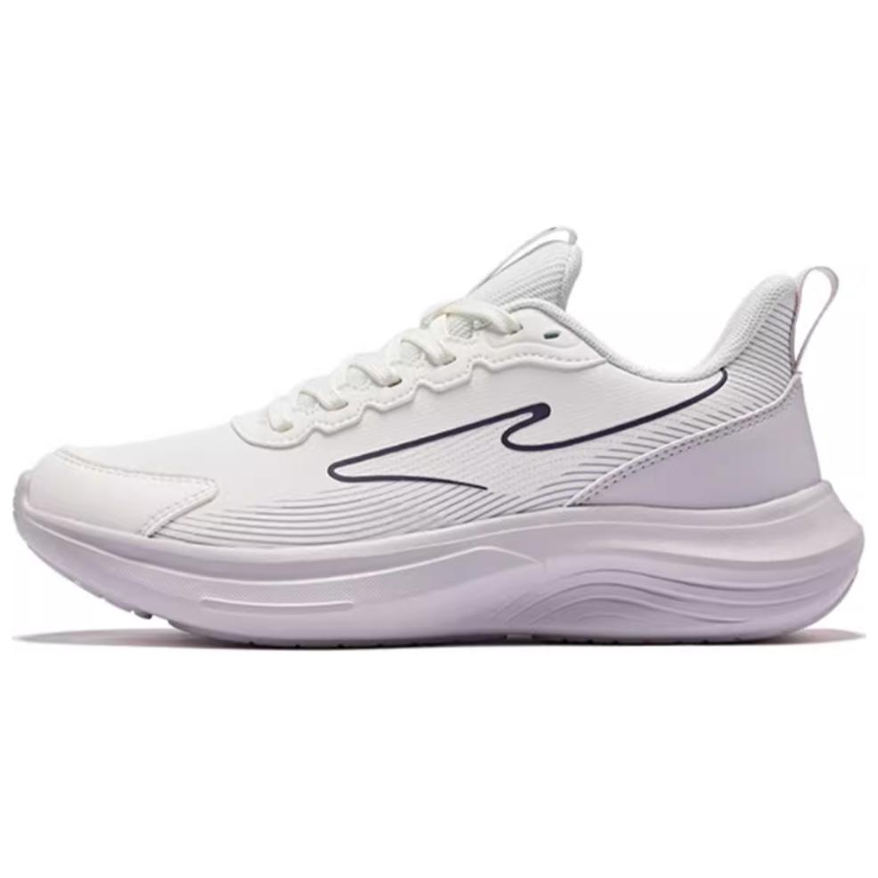 Erke Slip Resistant Abrasion Resistant Low top Casual Running Shoes Women’s White Purple