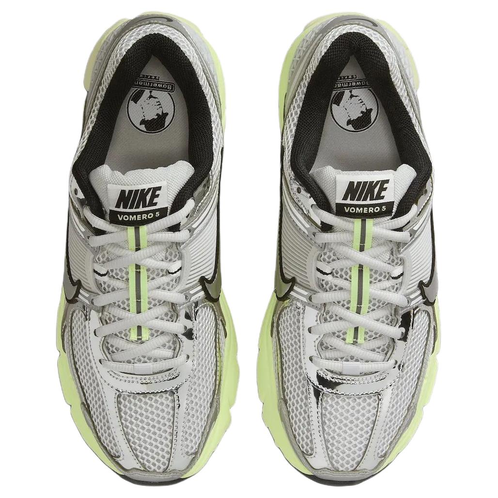 Nike Zoom Vomero 5 Abrasion Resistant Low top Long Distance Running Sprint Running Shoes Women’s Gray Silver