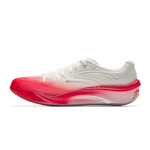 Anta Asphalt Road Dominator 2.0 Low top Long Distance Running Shoes Men's White Red
