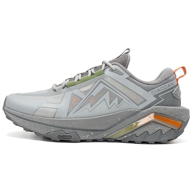 QIAODAN Abrasion Resistant Breathable Low top Casual Running Shoes Men’s Gray