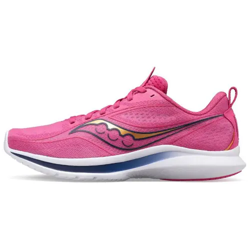 Saucony Kinvara Essence 13 Comfortable Cushioning Slip Resistant Abrasion Resistant Low top Running Shoes Women's Pink