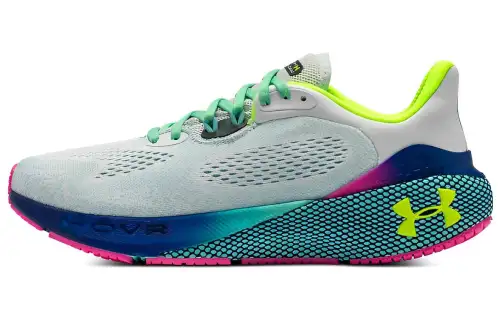 Under Armour HOVR Machina 3 Mesh, Textile Low top Casual Running Shoes Men's Gray Green