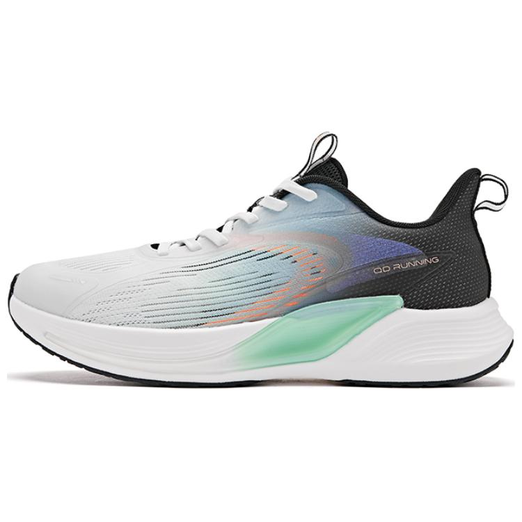 QIAODAN Slip Resistant Slip Resistant Low top Running Shoes Men’s Green Black