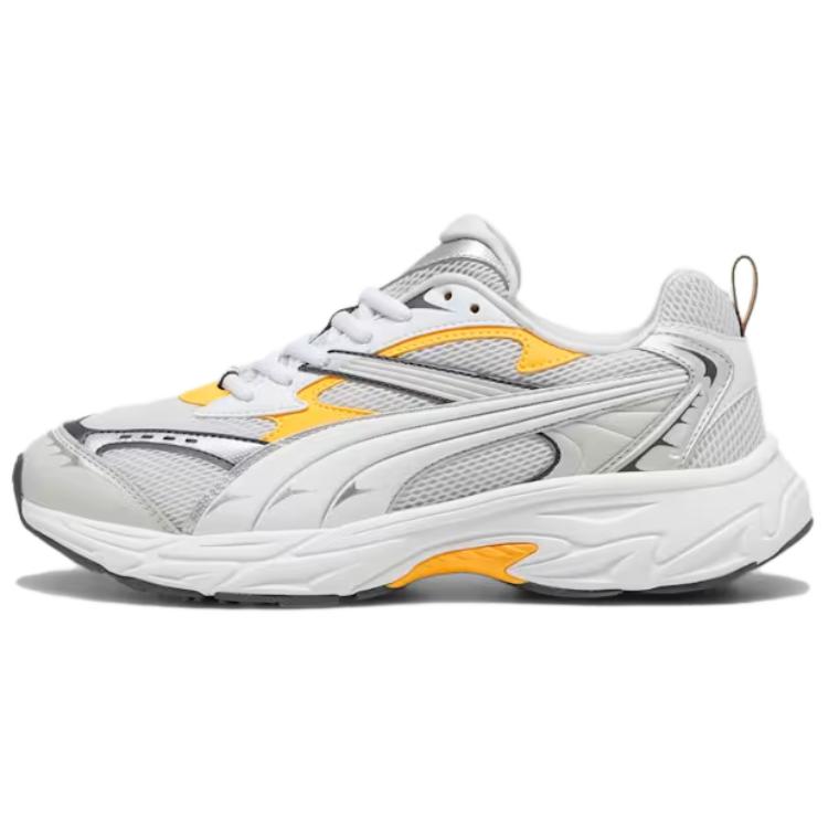 PUMA Morphic Slip Resistant Abrasion Resistant Low top Casual Running Shoes Unisex Gray White