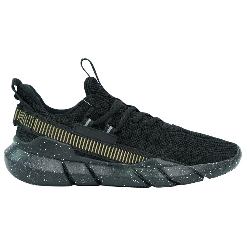 Erke Breathable Lightweight Low top Casual Running Shoes Men’s Black