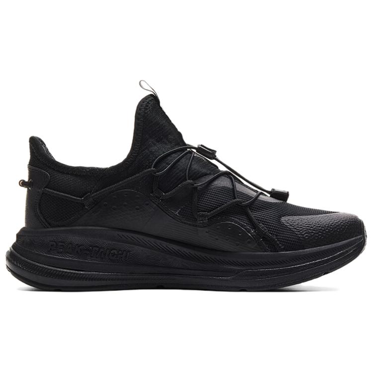 PEAK Breathable Abrasion Resistant Slip Resistant Low top Casual Running Shoes Men’s Black