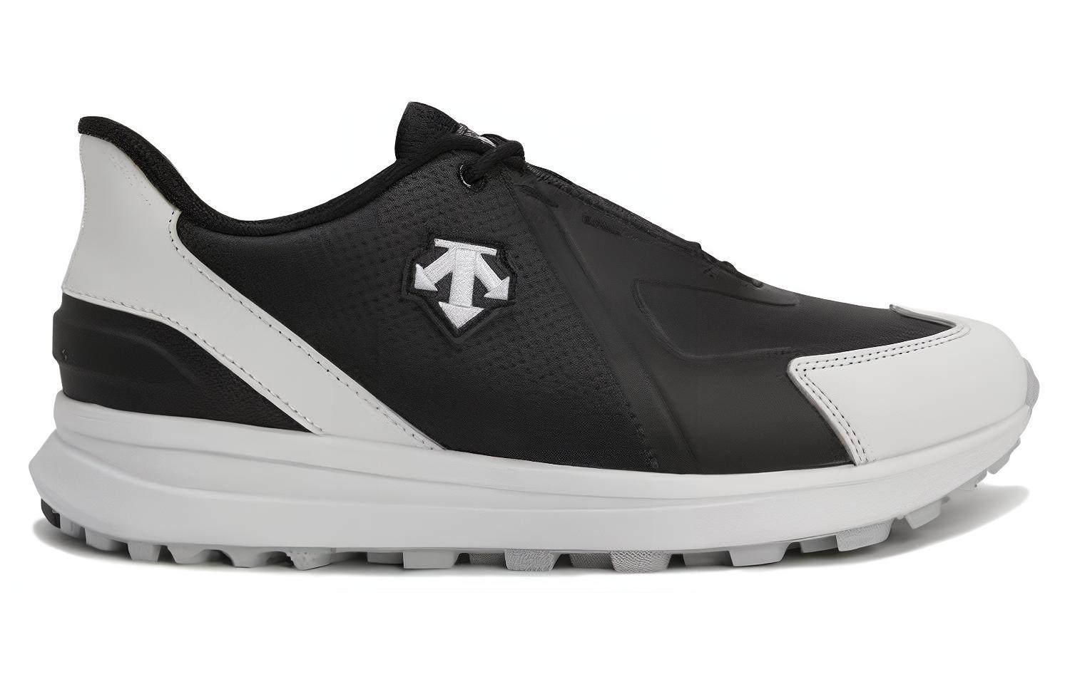 DESCENTE D JOGGER Cushioning Abrasion Resistant Cushioning, Wear Resistant Low top Golf Shoes Unisex Black