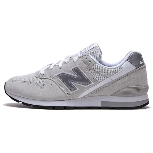 New Balance NB 996 Retro Sports Textile, Synthetic Leather Low top Running Shoes Men's White Dark Gray