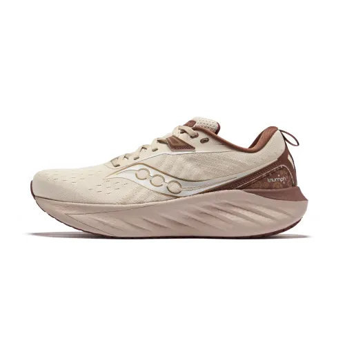 Saucony TRIUMPH Victory 22 Fabric Running Shoes Unisex Khaki Brown