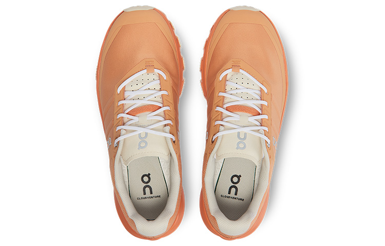 On Cloudventure Lightweight Fabric Low top Trail Running Shoes Women’s Orange Copper