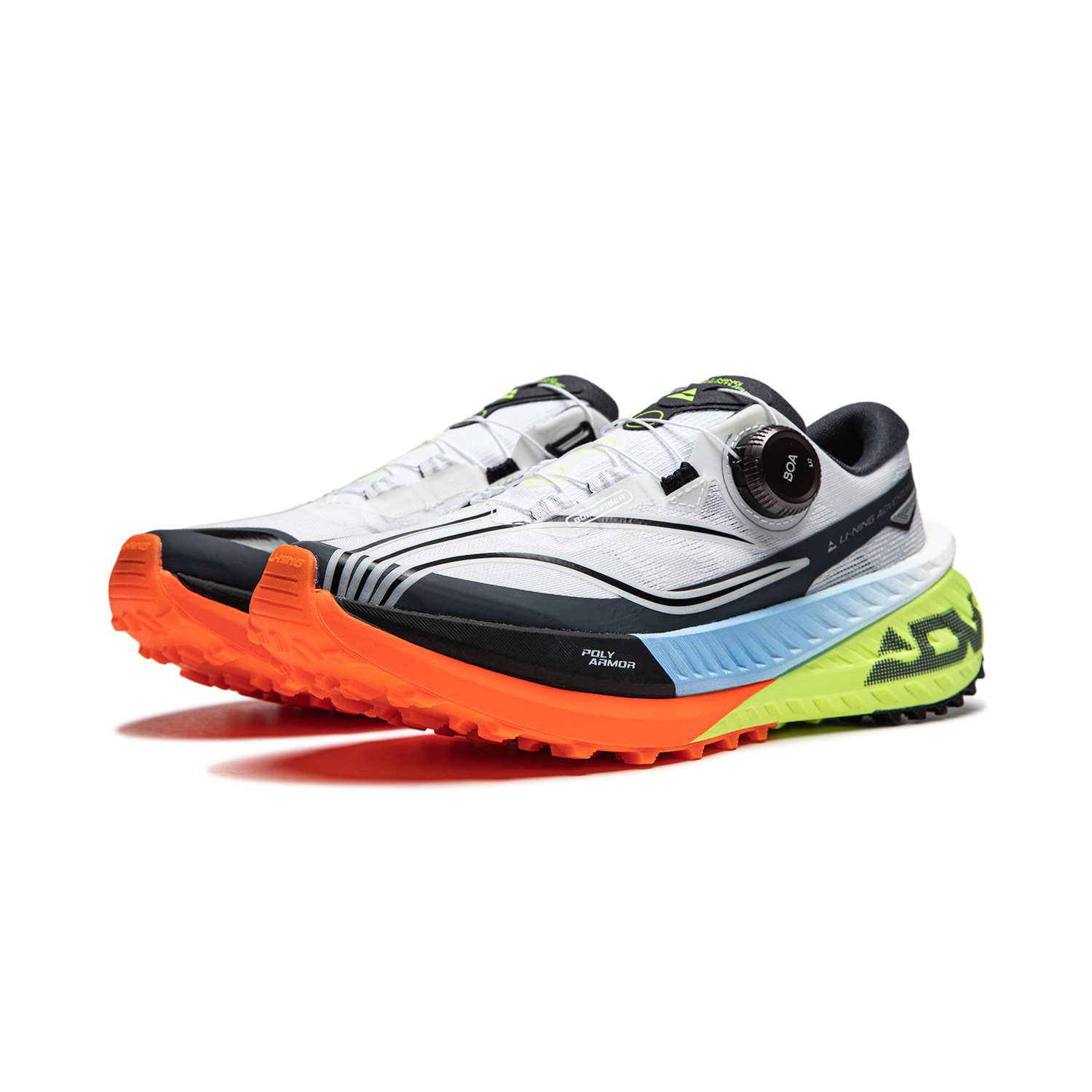 Li Ning Dilu Cushioning Slip Resistant Abrasion Resistant Low top Running Shoes Women’s Black White