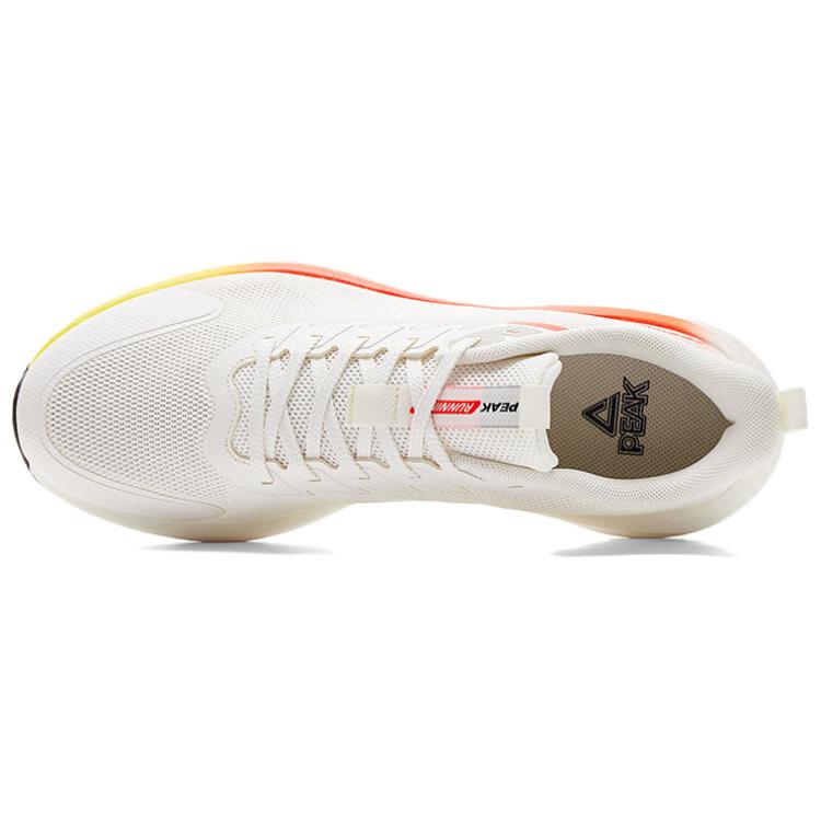 PEAK Abrasion Resistant Rebound Support Abrasion Resistant Rebound Support Low top Running Shoes Men’s White Orange